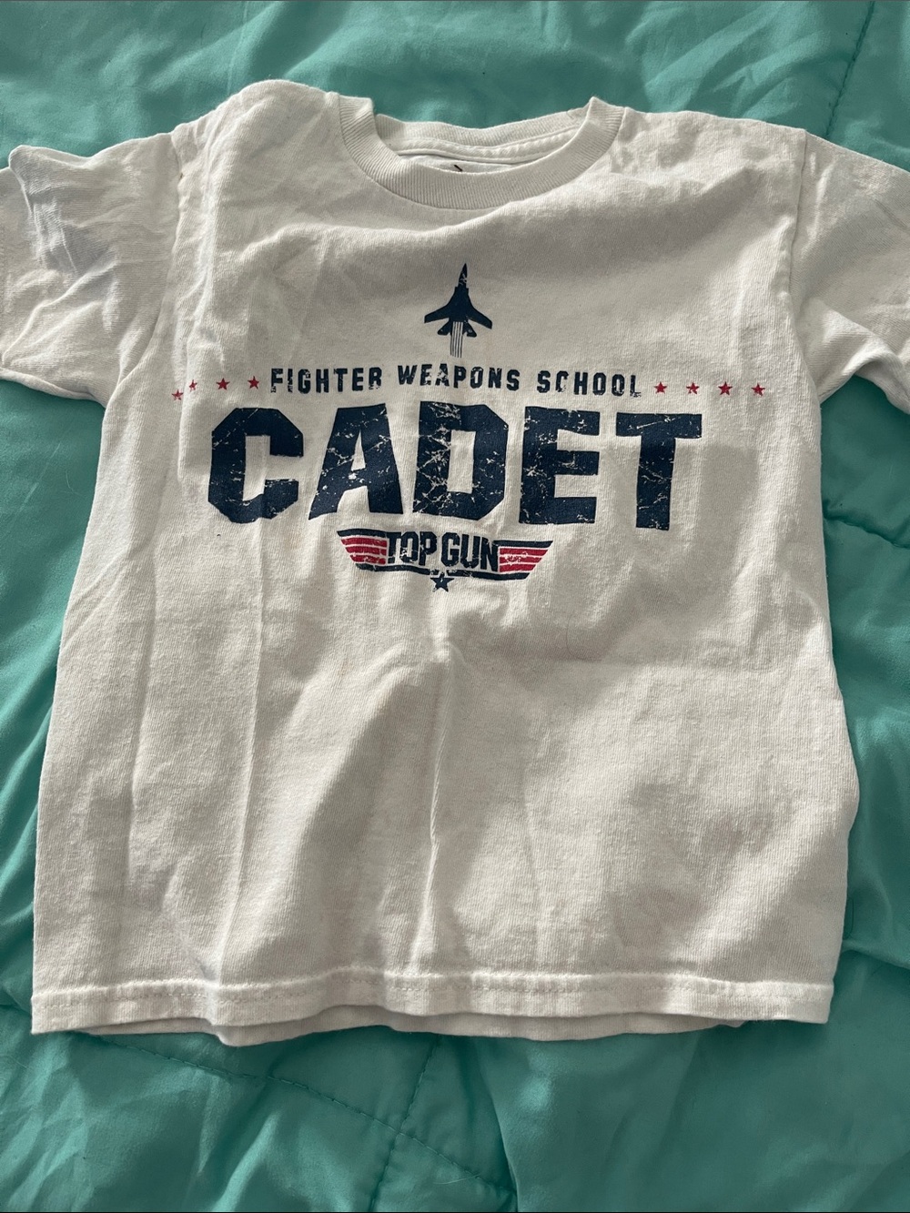 Top Gun Cadet Graphic Tee - White